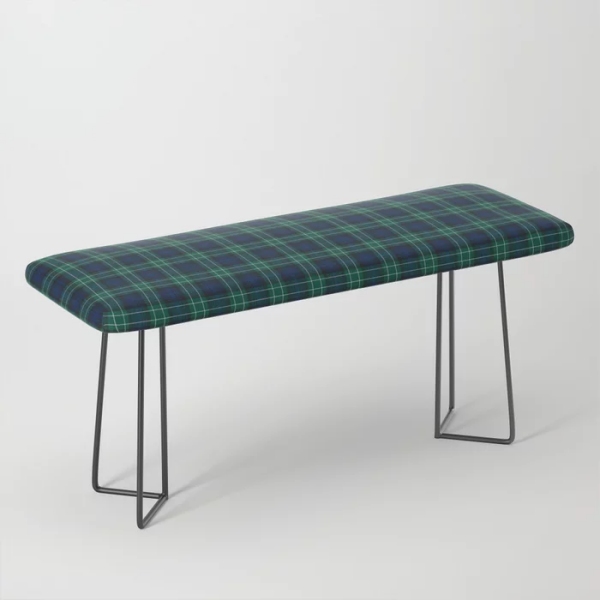 Abercrombie tartan bench