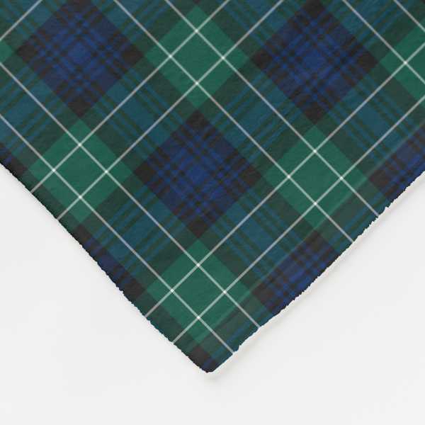 Abercrombie tartan fleece blanket