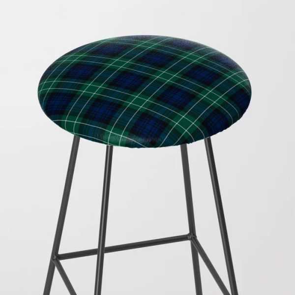 Abercrombie tartan bar stool