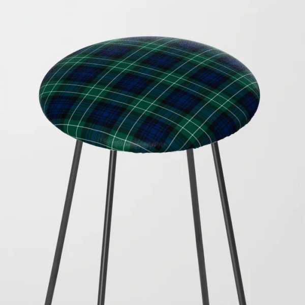 Clan Abercrombie Tartan Counter Stool