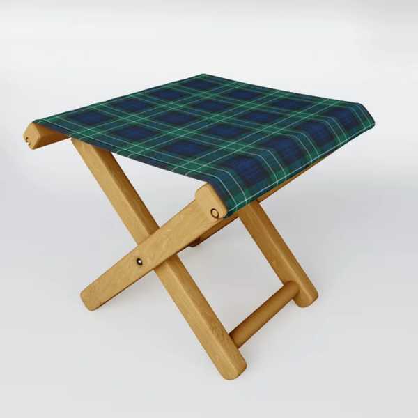 Abercrombie tartan folding stool