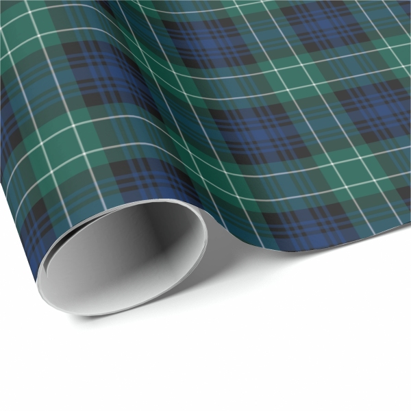 Abercrombie tartan wrapping paper
