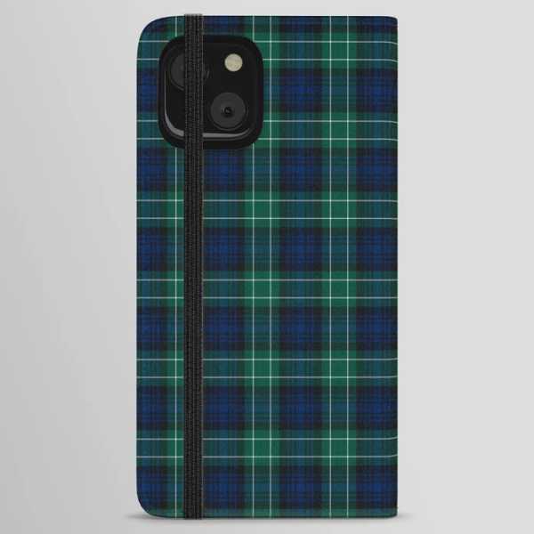 Clan Abercrombie Tartan iPhone Wallet Case
