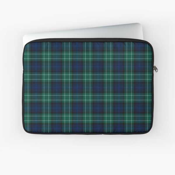 Clan Abercrombie Tartan Laptop Case