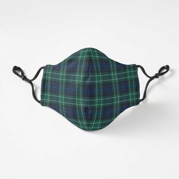 Abercrombie tartan fitted face mask