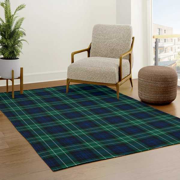 Clan Abercrombie Tartan Area Rug