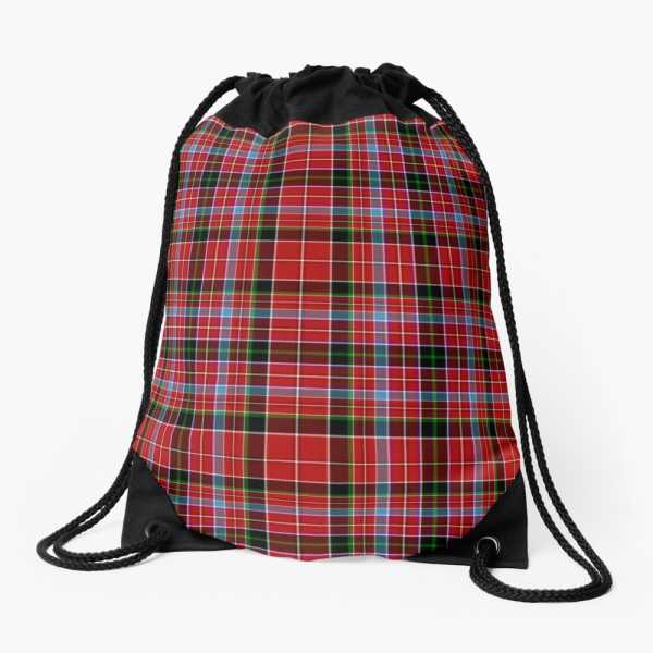 Aberdeen tartan drawstring bag