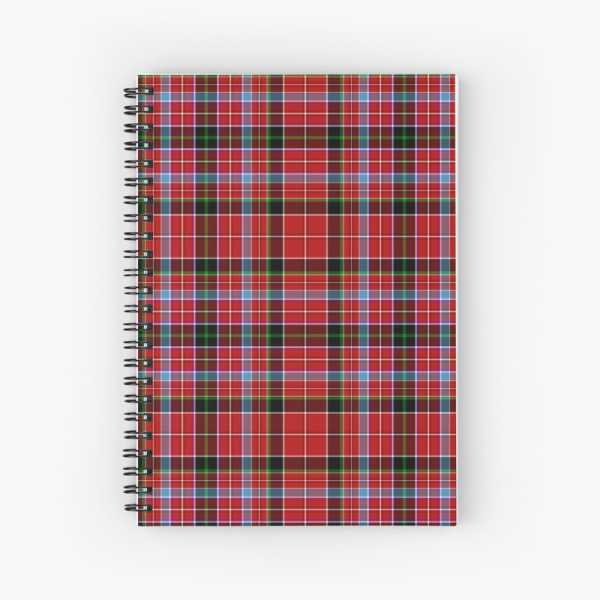 Aberdeen tartan spiral notebook