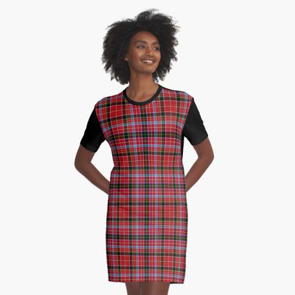 Aberdeen tartan tee shirt dress