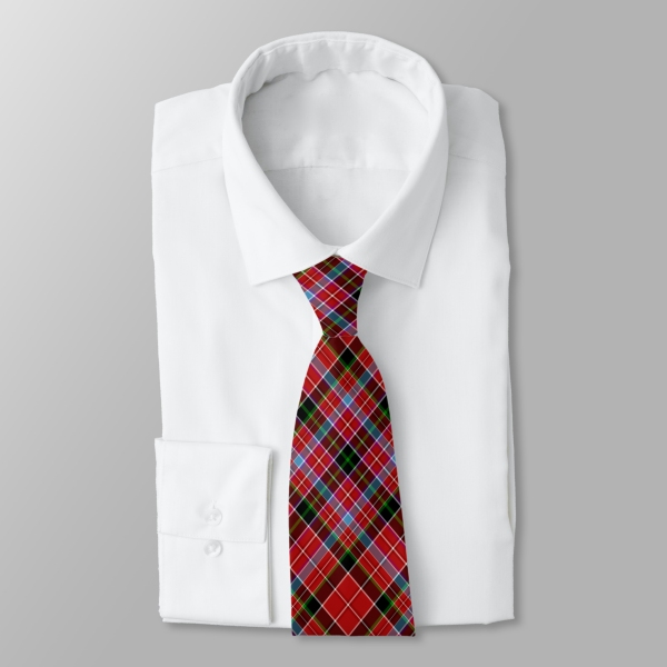 Aberdeen tartan necktie