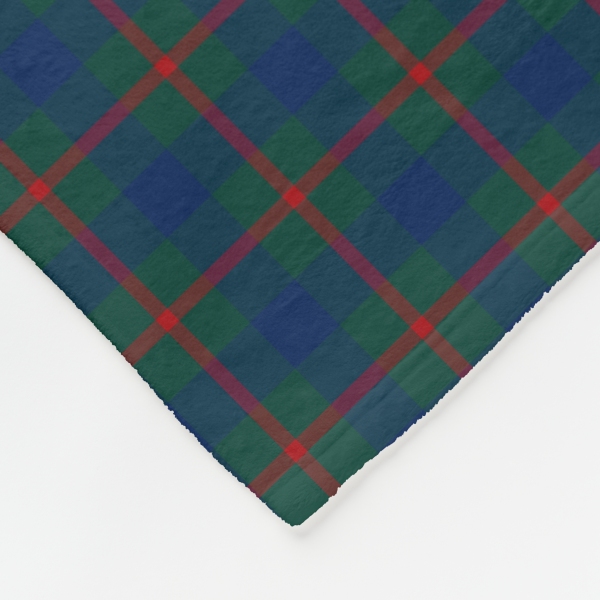 Agnew tartan fleece blanket