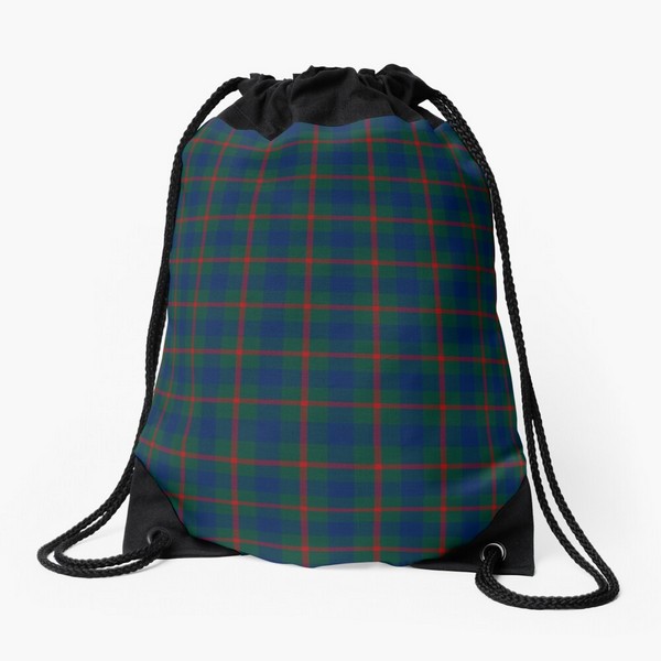 Agnew tartan drawstring bag