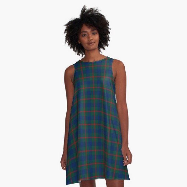 Agnew tartan a-line dress