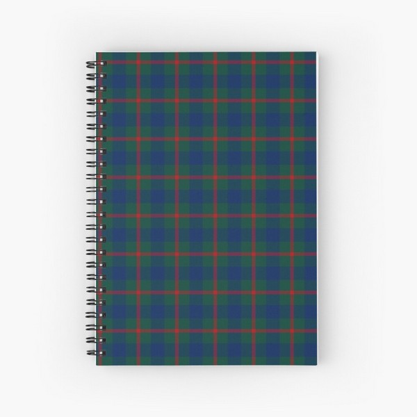 Agnew tartan spiral notebook