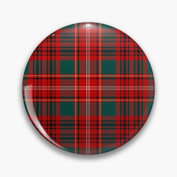 Ainslie tartan pinback button