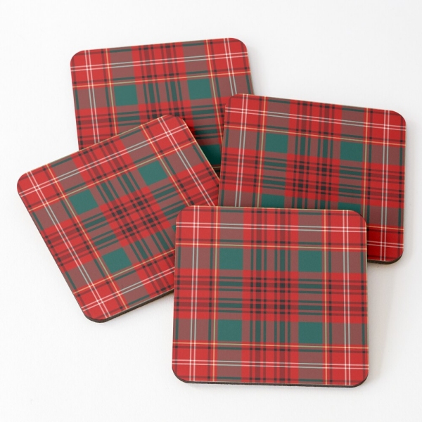 Clan Ainslie Tartan Coasters