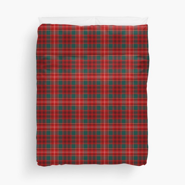 Clan Ainslie Tartan Duvet Cover