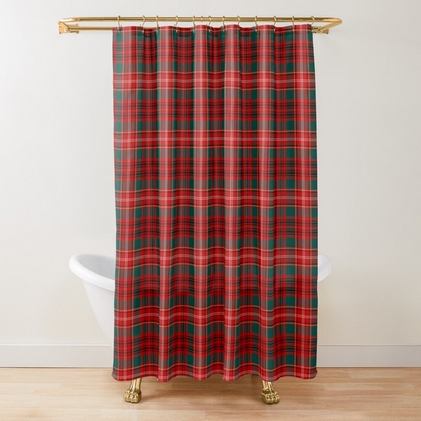 Ainslie tartan shower curtain