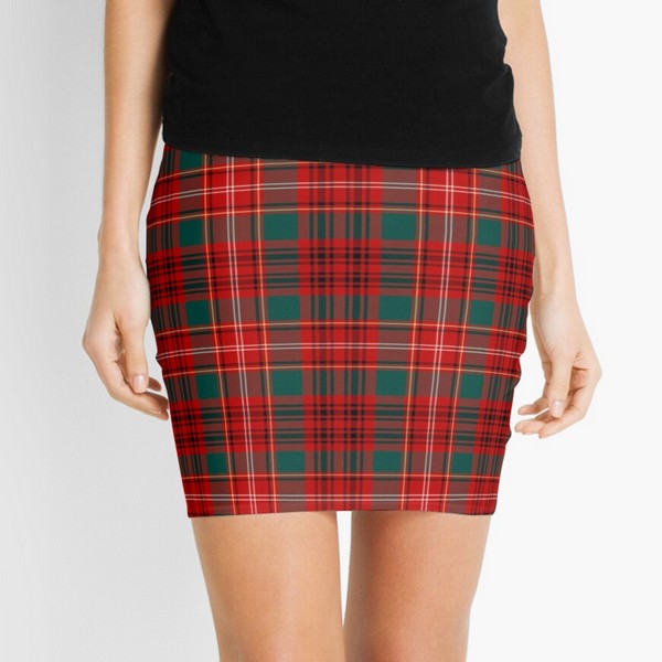 Ainslie tartan mini skirt