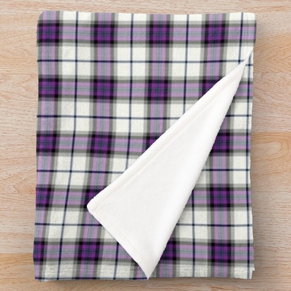 Alexander Dress tartan fleece throw blanket