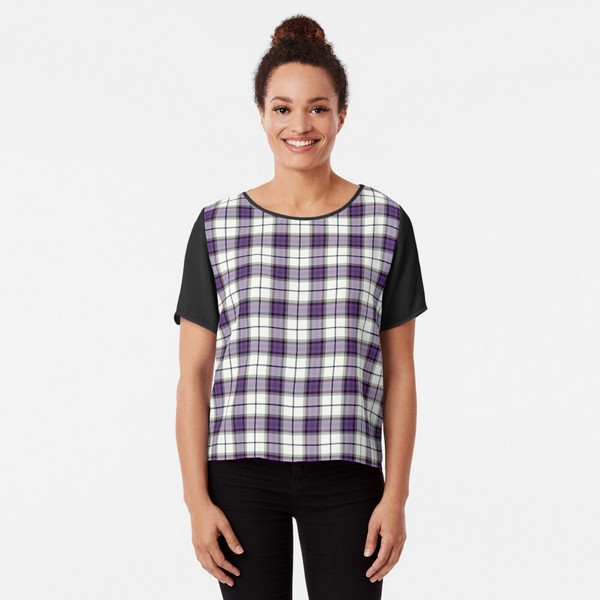 Alexander Dress tartan chiffon top