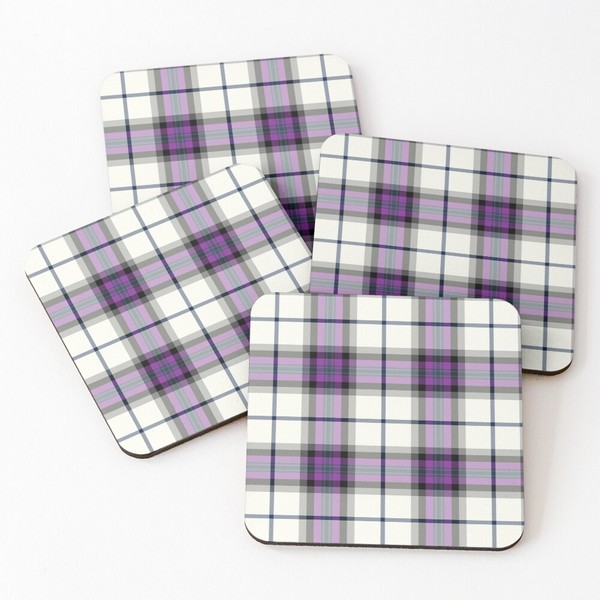 Alexander Dress tartan beverage coasters