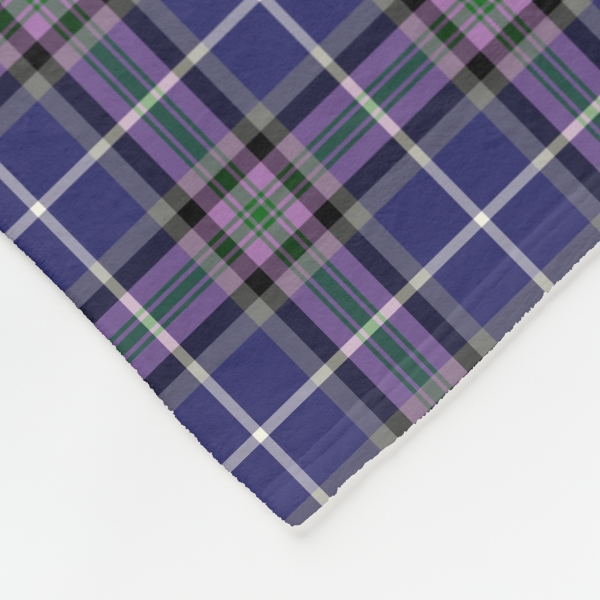 Alexander tartan fleece blanket