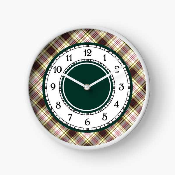 Clan Anderson Dress Tartan Wall Clock