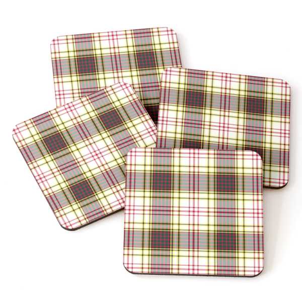 Anderson Dress tartan beverage coasters