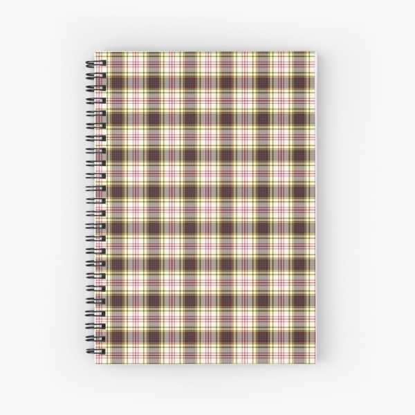 Anderson Dress tartan spiral notebook