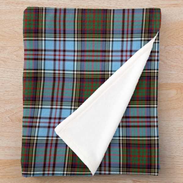 Anderson tartan fleece throw blanket