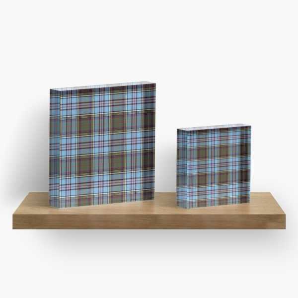 Anderson tartan acrylic block