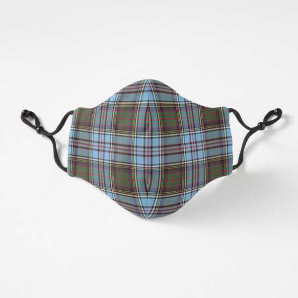 Anderson tartan fitted face mask