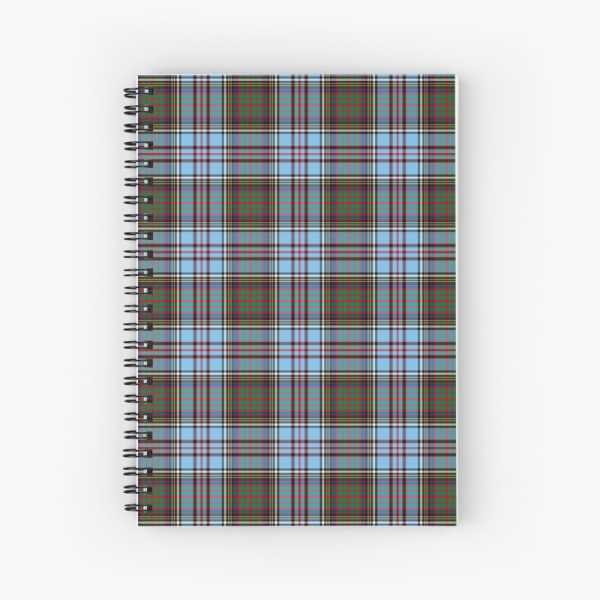 Anderson tartan spiral notebook