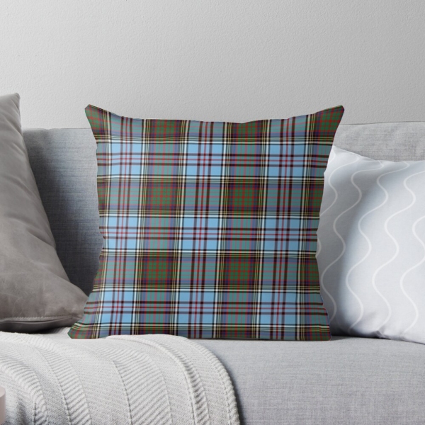 Anderson tartan throw pillow