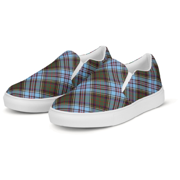 Anderson tartan men's slip-on shoes