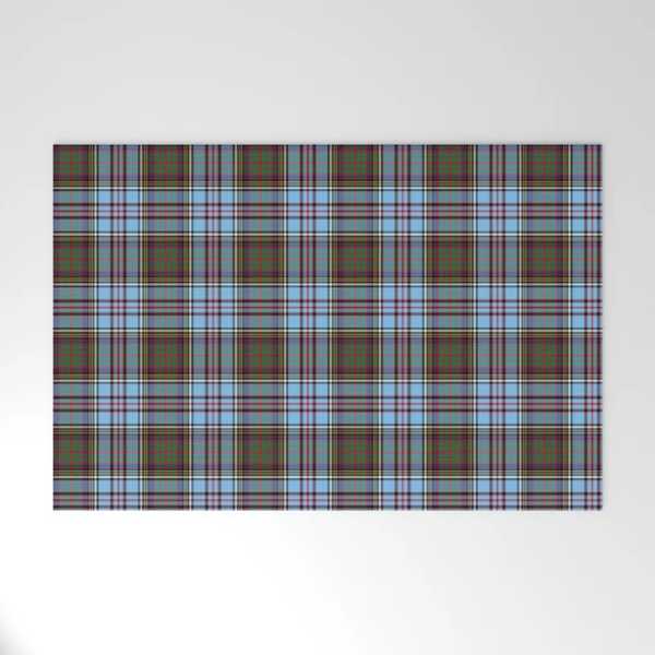 Anderson tartan welcome mat