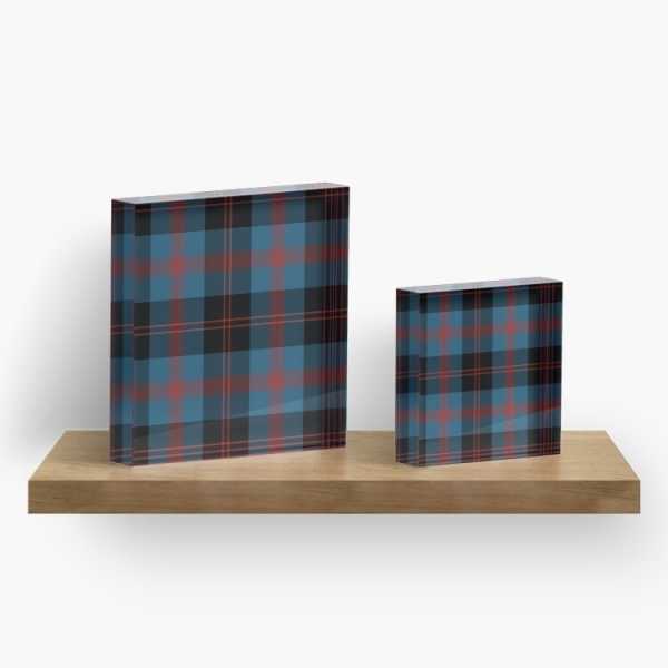 Angus tartan acrylic block