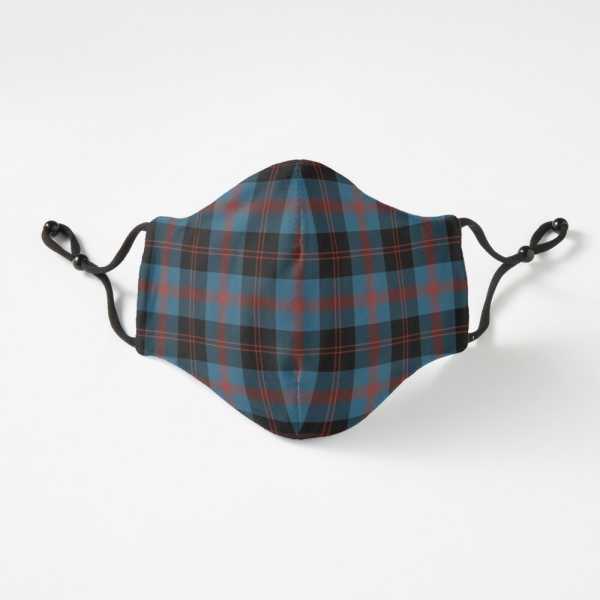 Angus tartan fitted face mask