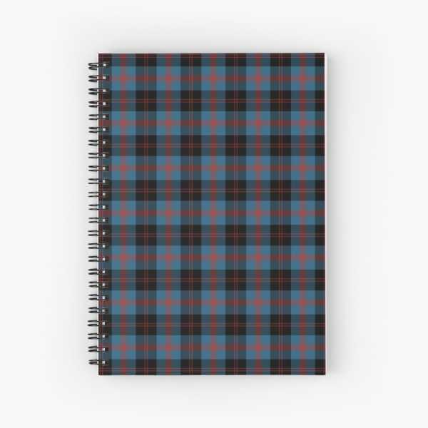 Angus tartan spiral notebook