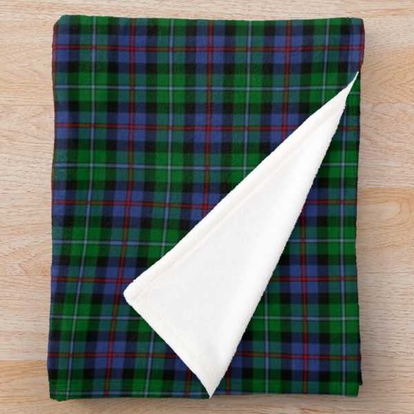 Argyll District tartan fleece blanket from Plaidwerx.com