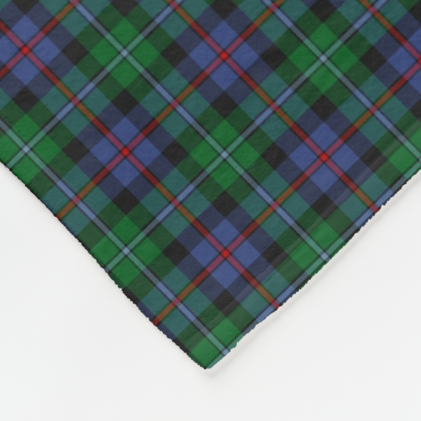 Argyll tartan fleece blanket