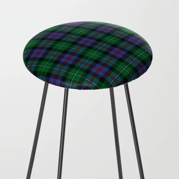 Argyll tartan counter stool