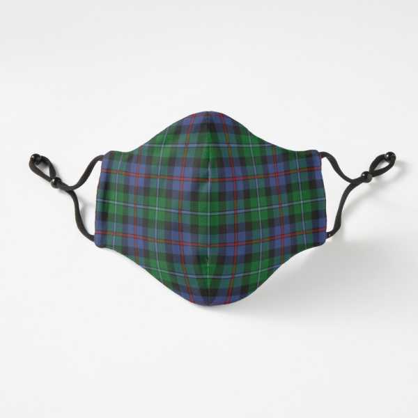 Argyll tartan fitted face mask