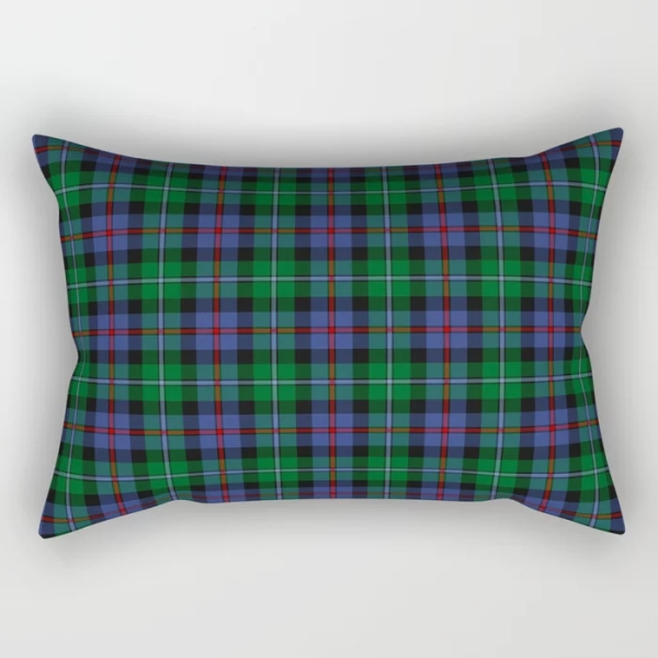 Argyll tartan rectangular throw pillow