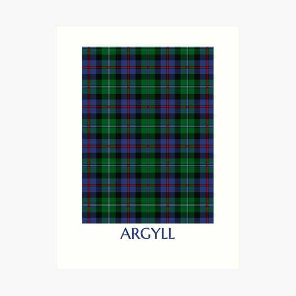Argyll Tartan Print