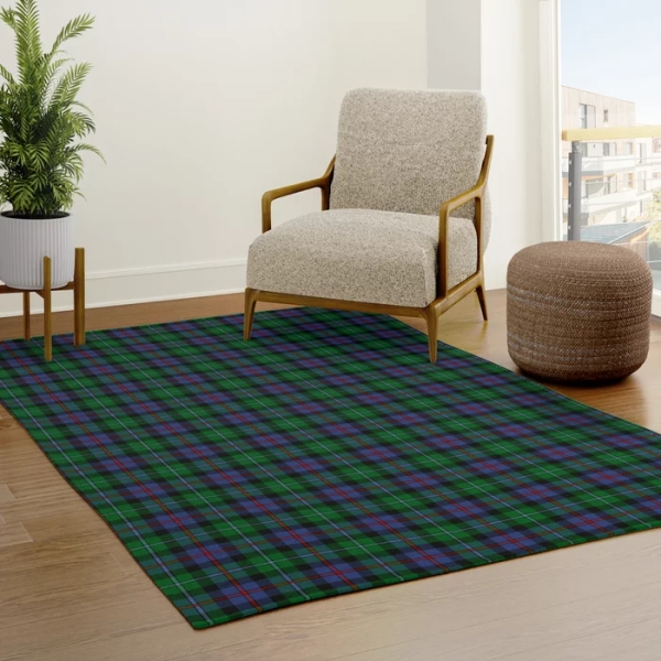 Argyll tartan area rug