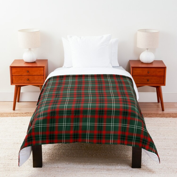 Arkansas Tartan Comforter