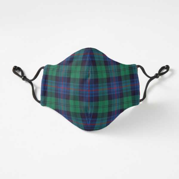 Armstrong tartan fitted face mask