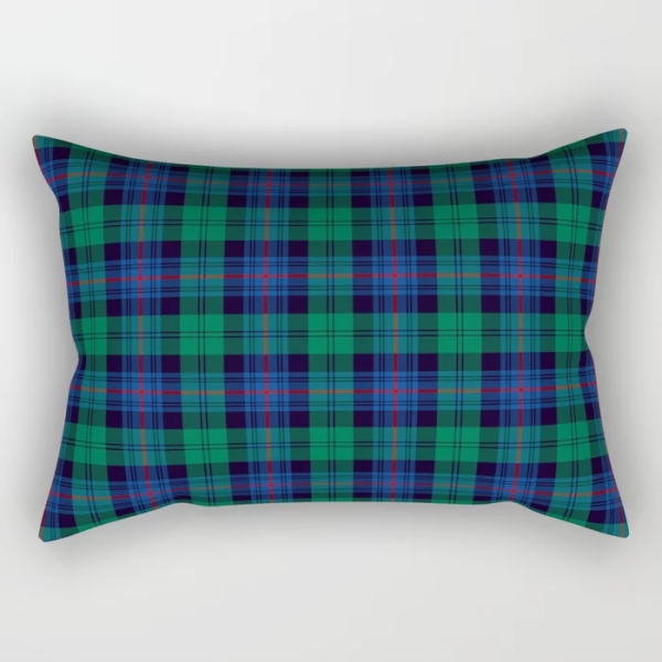 Armstrong tartan rectangular throw pillow